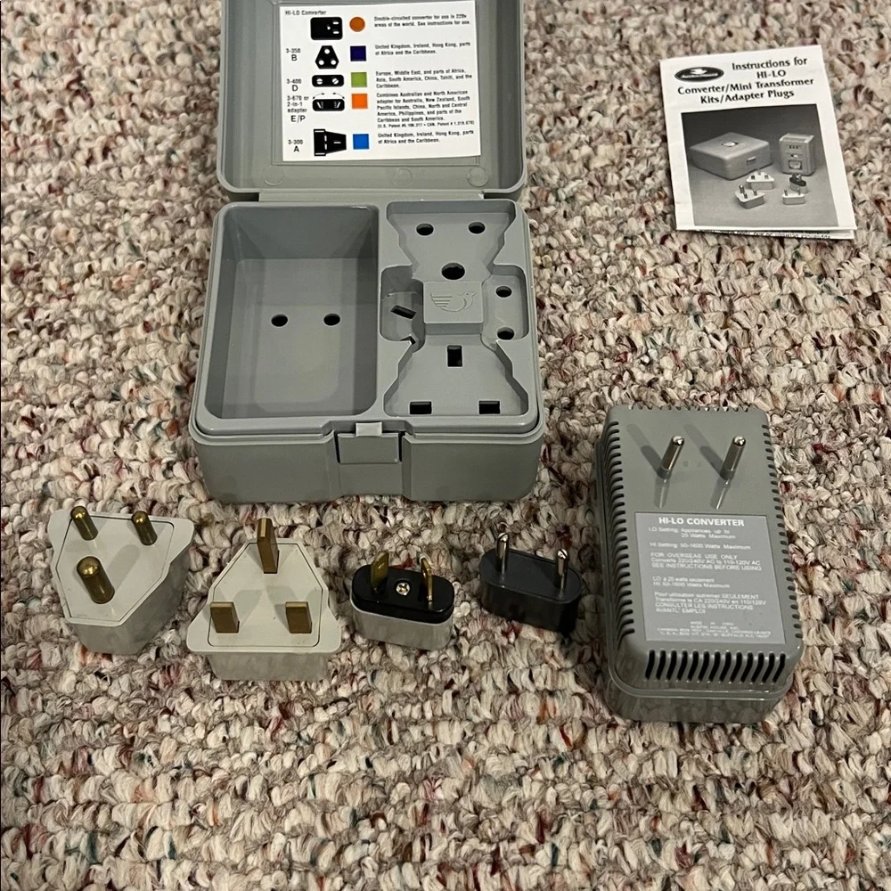 Austin House Hi-Lo Electrikit 1-25 and 50-1600 Watts Converter Mini Transformer
